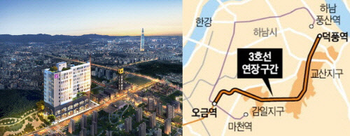 사진= 감일역 트루엘. 조감도